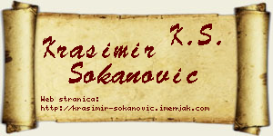 Krasimir Sokanović vizit kartica